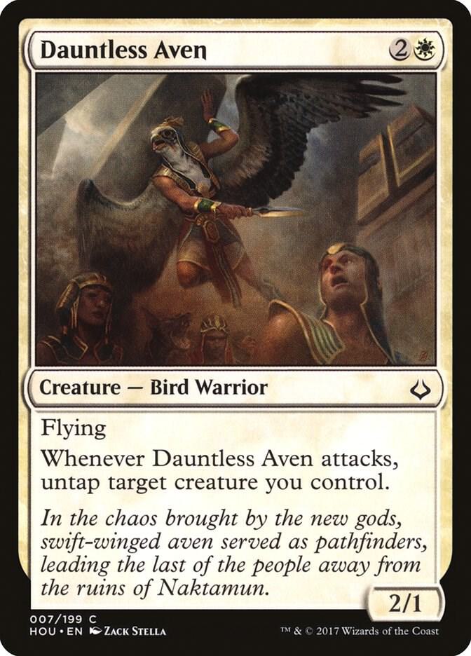 Dauntless Aven 7 card from Hour of Devastation
