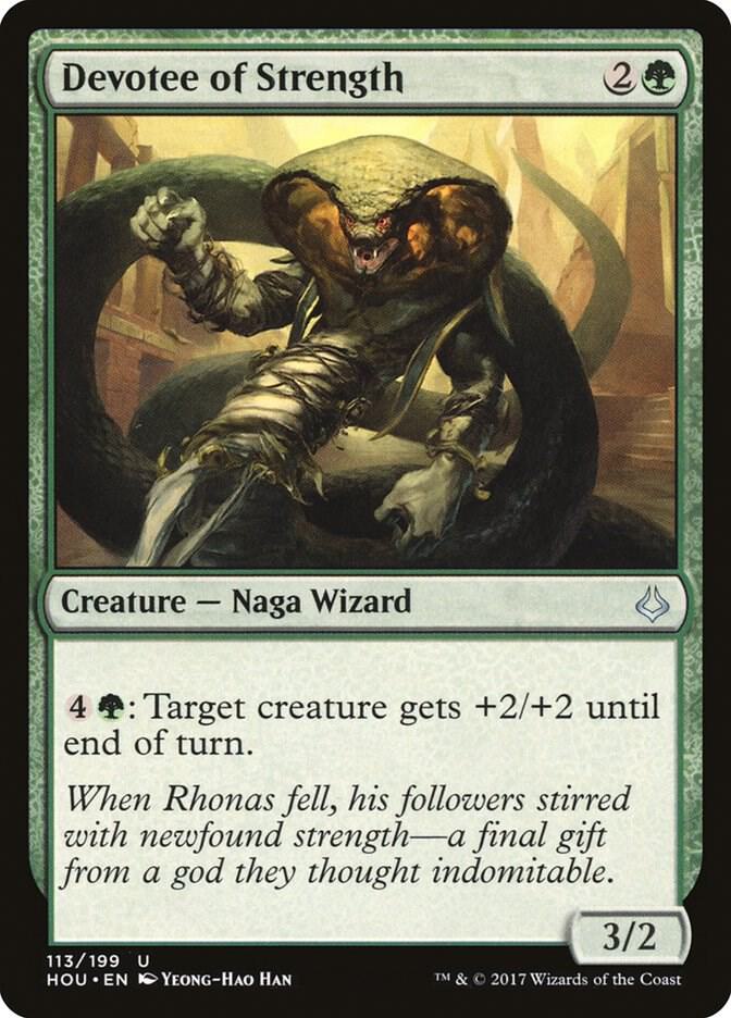 Devotee of Strength 113 card from Hour of Devastation