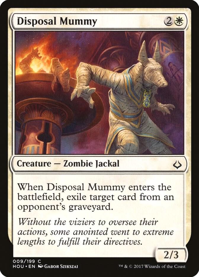 Disposal Mummy 9 card from Hour of Devastation