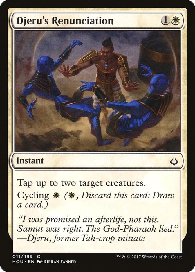 Djeru's Renunciation 11 card from Hour of Devastation