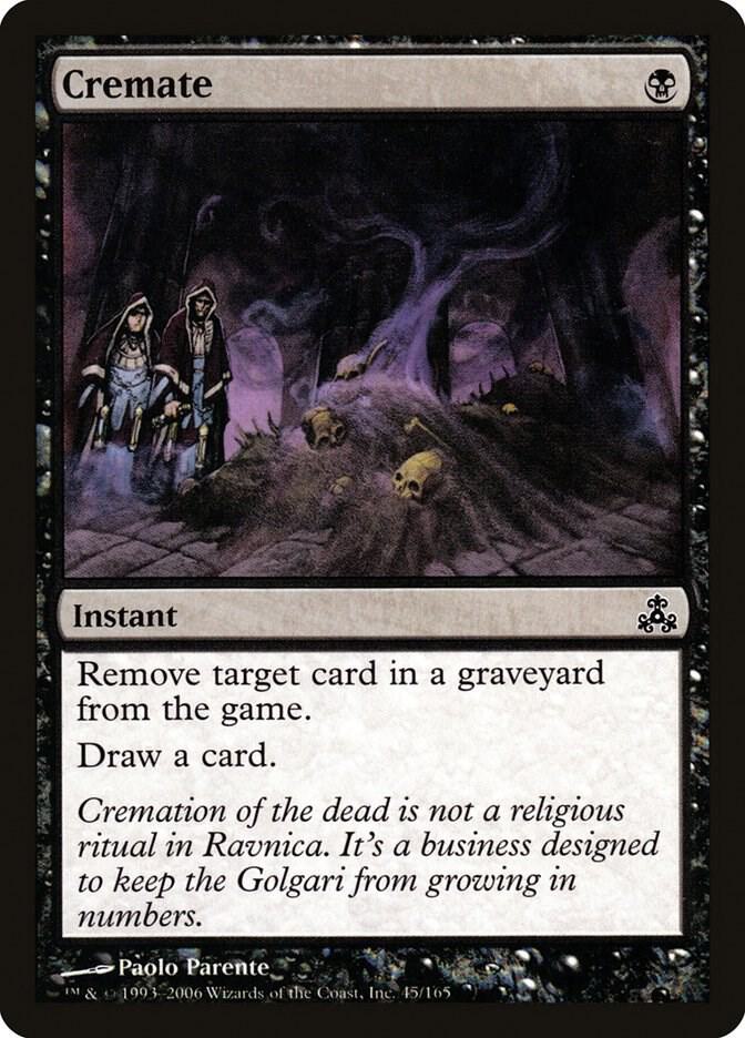 Cremate 45 card from Guildpact