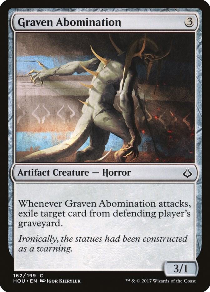 Graven Abomination 162 card from Hour of Devastation