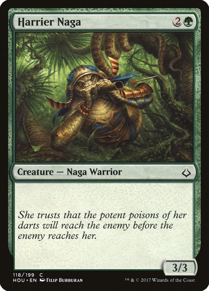 Harrier Naga 118 card from Hour of Devastation