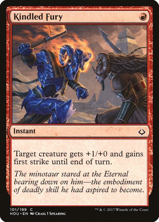 Kindled Fury 101 card from Hour of Devastation