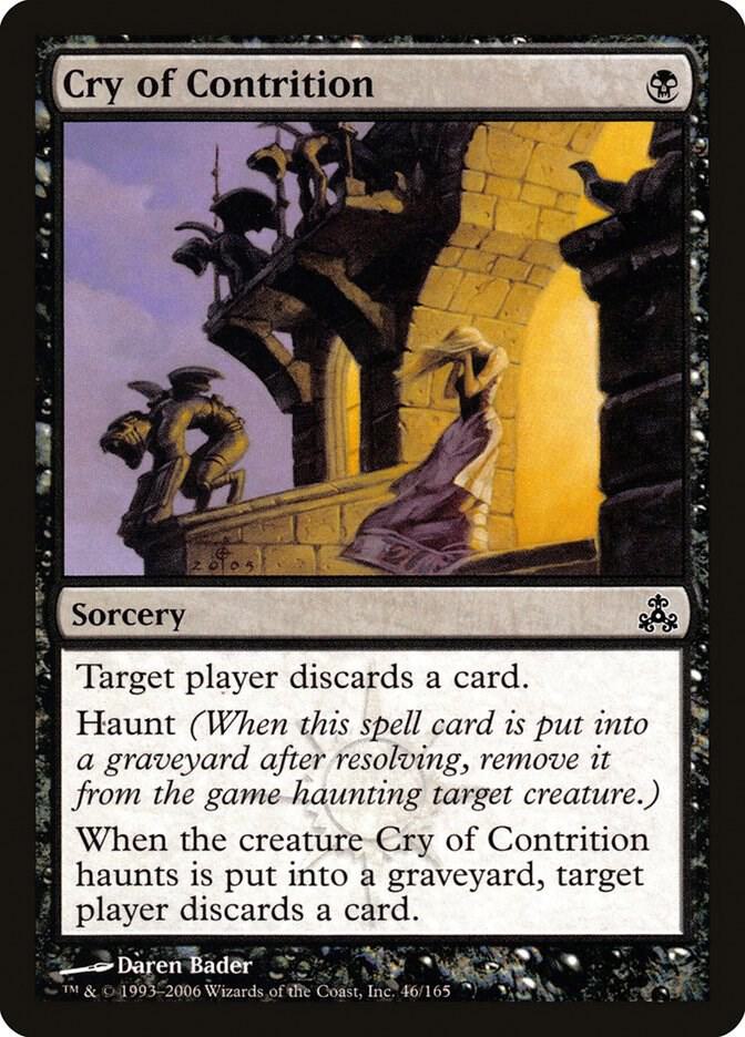 Cry of Contrition 46 card from Guildpact