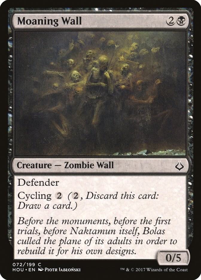 Moaning Wall 72 card from Hour of Devastation