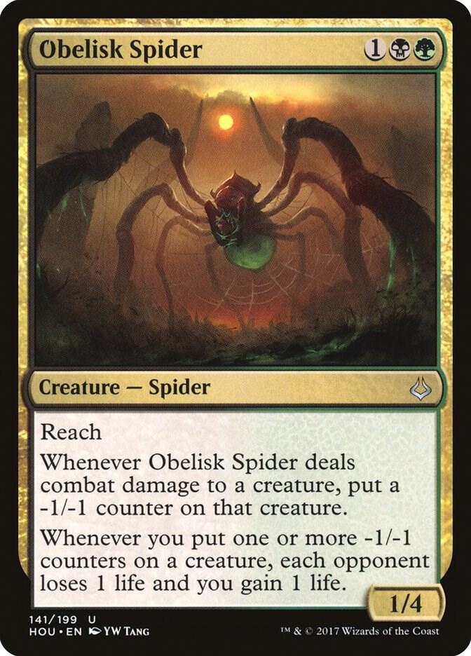 Obelisk Spider 141 card from Hour of Devastation