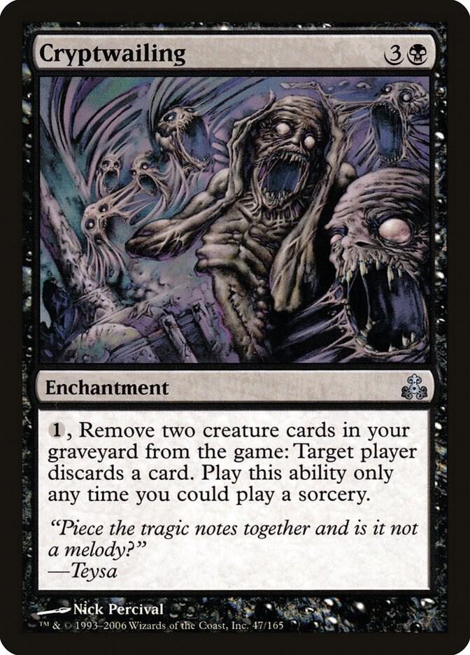 Cryptwailing 47 card from Guildpact