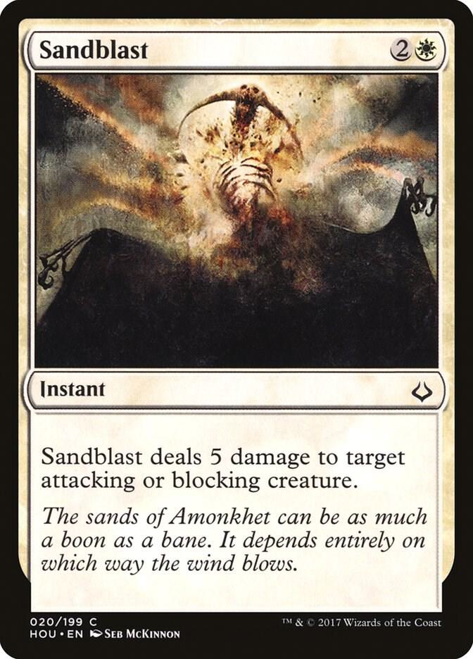 Sandblast 20 card from Hour of Devastation