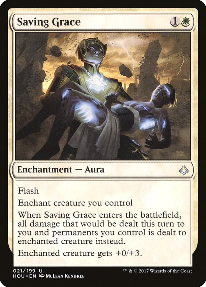 Saving Grace 21 card from Hour of Devastation