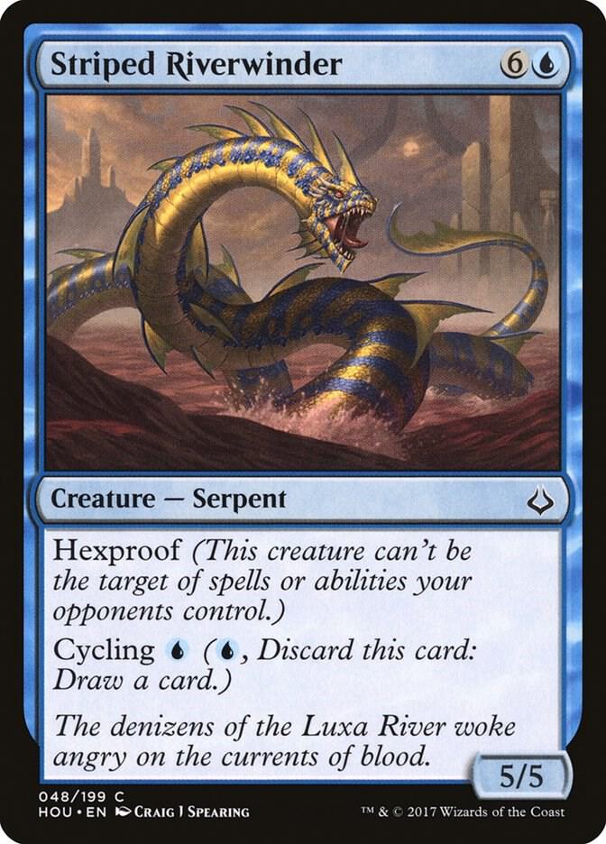 Striped Riverwinder 48 card from Hour of Devastation