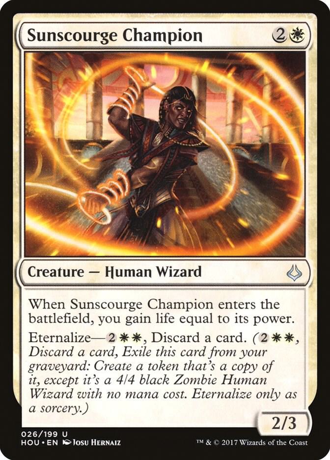 Sunscourge Champion 26 card from Hour of Devastation