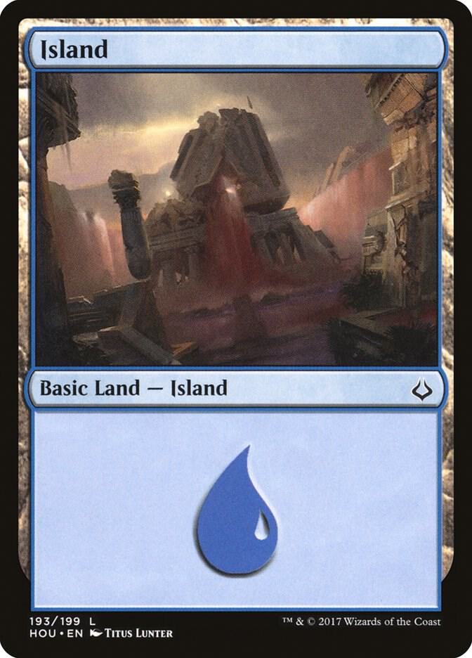 Island 193 card from Hour of Devastation