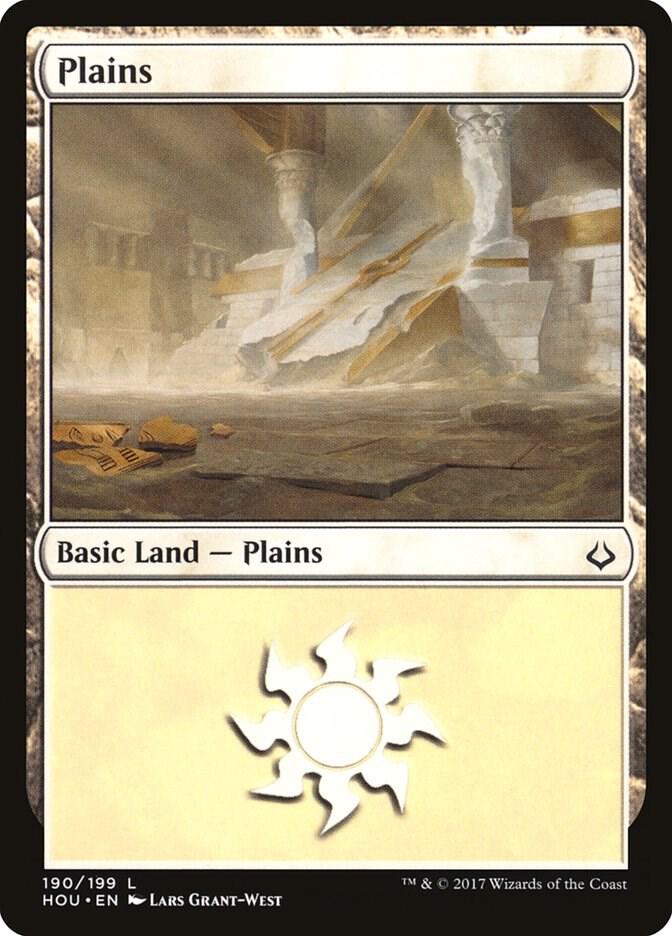 Plains 190 card from Hour of Devastation