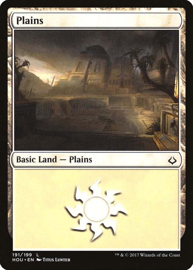 Plains 191 card from Hour of Devastation