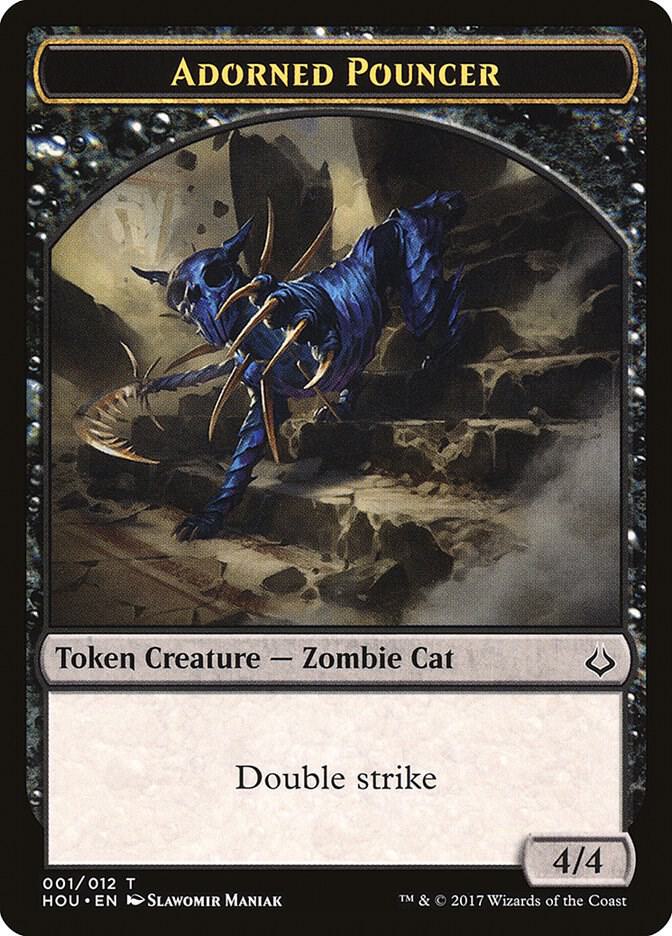 Adorned Pouncer Token 1 card from Hour of Devastation