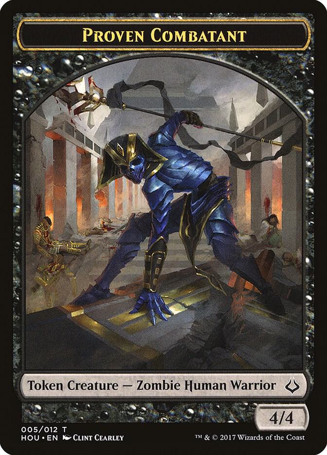 Proven Combatant Token 5 card from Hour of Devastation