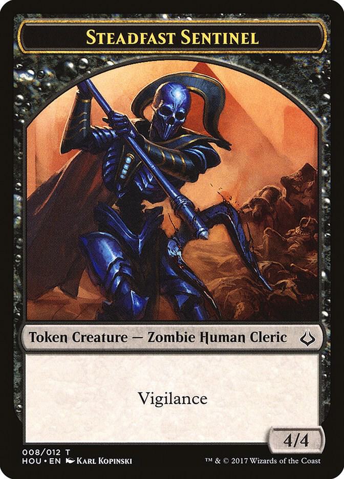 Steadfast Sentinel Token 8 card from Hour of Devastation