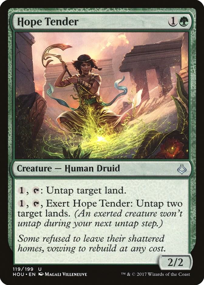 Hope Tender 119 card from Hour of Devastation