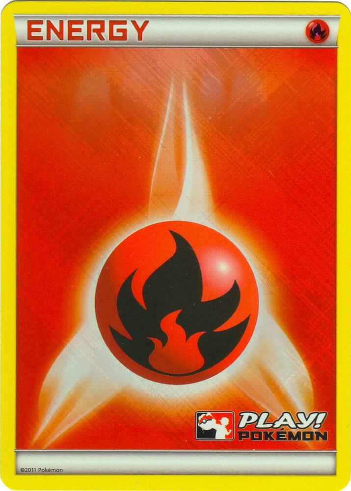 Fire Energy (2011 Play! Pokemon) card from League & Championship Cards