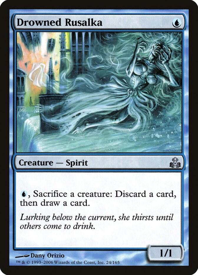 Drowned Rusalka 24 card from Guildpact
