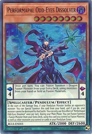 Performapal Odd-Eyes Dissolver BLLR-EN003 card from Battles of Legend: Light's Revenge