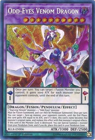 Odd-Eyes Venom Dragon BLLR-EN006 card from Battles of Legend: Light's Revenge