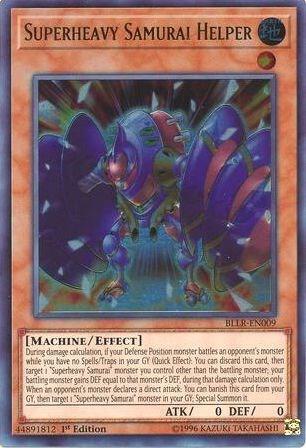 Superheavy Samurai Helper BLLR-EN009 card from Battles of Legend: Light's Revenge