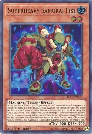 Superheavy Samurai Fist BLLR-EN010 card from Battles of Legend: Light's Revenge
