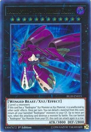 Raidraptor - Final Fortress Falcon BLLR-EN015 card from Battles of Legend: Light's Revenge