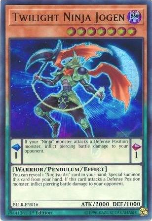Twilight Ninja Jogen BLLR-EN016 card from Battles of Legend: Light's Revenge