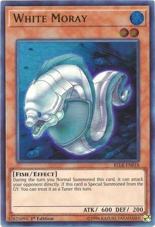 White Moray BLLR-EN018 card from Battles of Legend: Light's Revenge