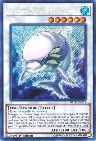 White Aura Dolphin BLLR-EN019 card from Battles of Legend: Light's Revenge