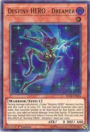 Destiny HERO - Dreamer BLLR-EN024 card from Battles of Legend: Light's Revenge