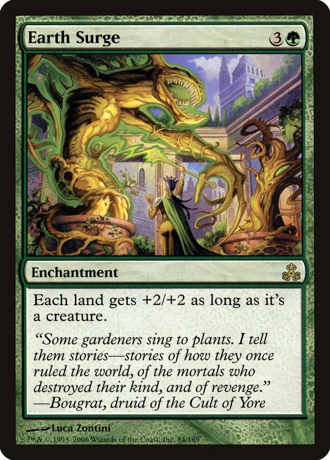 Earth Surge 84 card from Guildpact