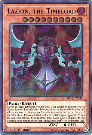 Lazion, the Timelord BLLR-EN031 card from Battles of Legend: Light's Revenge