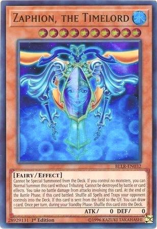 Zaphion, the Timelord BLLR-EN032 card from Battles of Legend: Light's Revenge