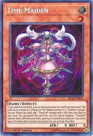Time Maiden BLLR-EN035 card from Battles of Legend: Light's Revenge