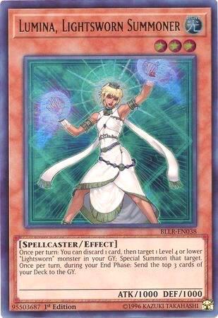 Lumina, Lightsworn Summoner BLLR-EN038 card from Battles of Legend: Light's Revenge