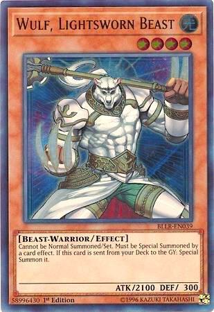 Wulf, Lightsworn Beast BLLR-EN039 card from Battles of Legend: Light's Revenge