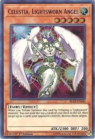 Celestia, Lightsworn Angel BLLR-EN040 card from Battles of Legend: Light's Revenge