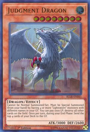 Judgment Dragon BLLR-EN041 card from Battles of Legend: Light's Revenge