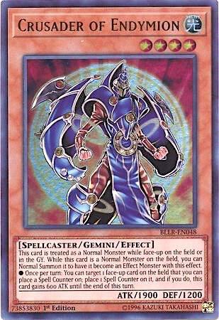 Crusader of Endymion BLLR-EN048 card from Battles of Legend: Light's Revenge