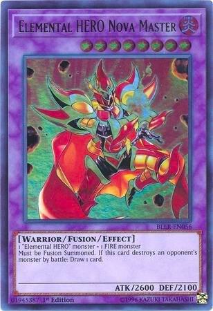 Elemental HERO Nova Master BLLR-EN056 card from Battles of Legend: Light's Revenge