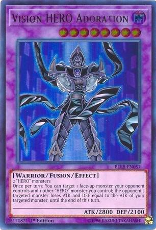 Vision HERO Adoration BLLR-EN057 card from Battles of Legend: Light's Revenge