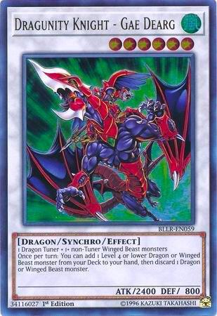 Dragunity Knight - Gae Dearg BLLR-EN059 card from Battles of Legend: Light's Revenge
