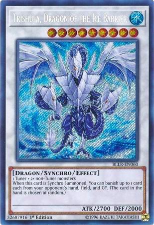 Trishula, Dragon of the Ice Barrier BLLR-EN060 card from Battles of Legend: Light's Revenge