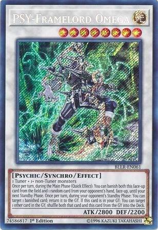 PSY-Framelord Omega BLLR-EN061 card from Battles of Legend: Light's Revenge