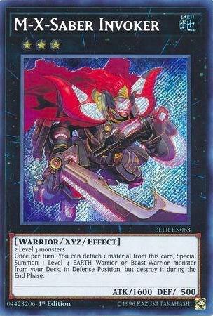M-X-Saber Invoker BLLR-EN063 card from Battles of Legend: Light's Revenge