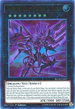 Number 107: Galaxy-Eyes Tachyon Dragon BLLR-EN067 card from Battles of Legend: Light's Revenge